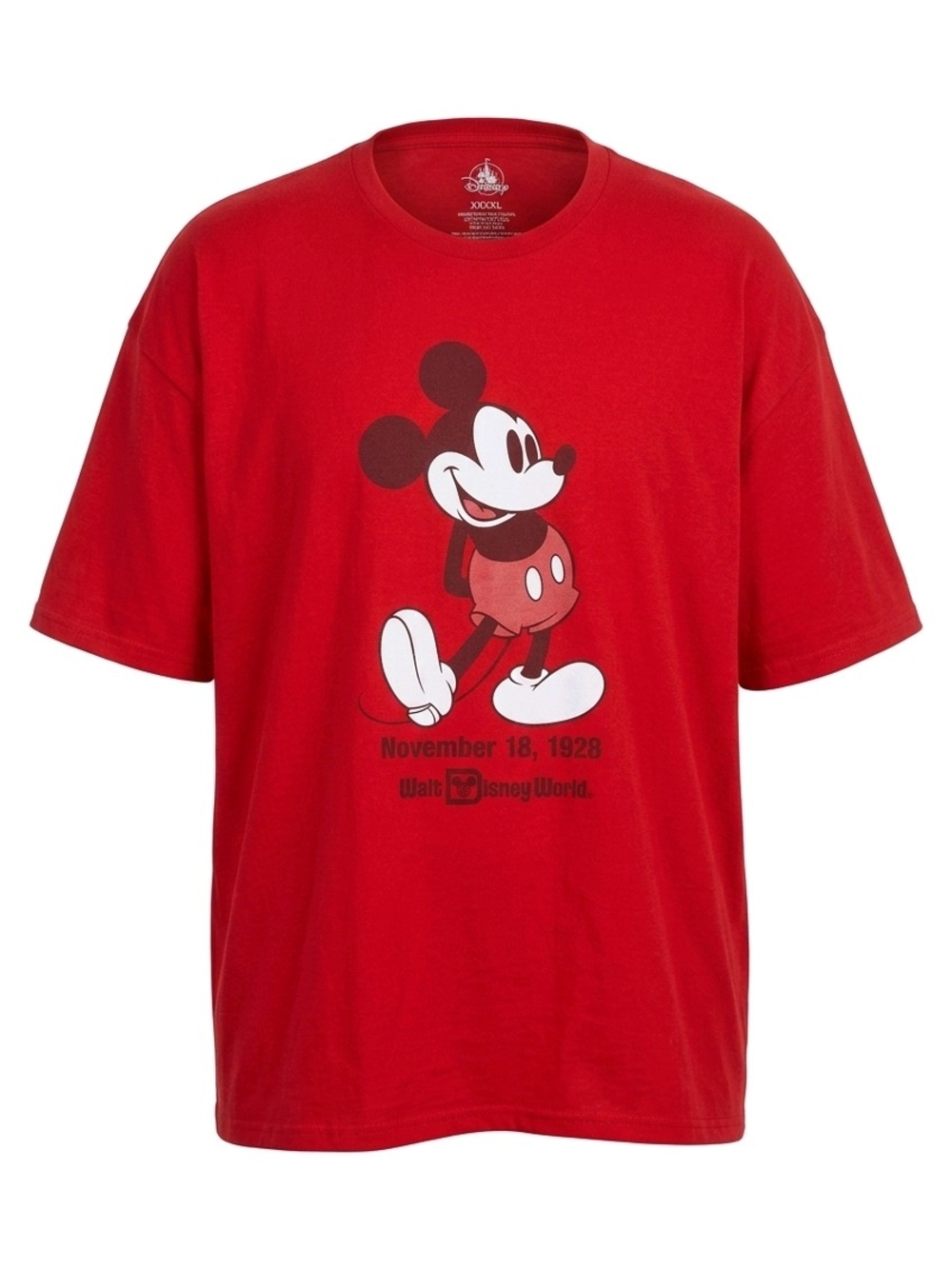 Disney Mickey Mouse Red Graphic T-Shirt Unisex